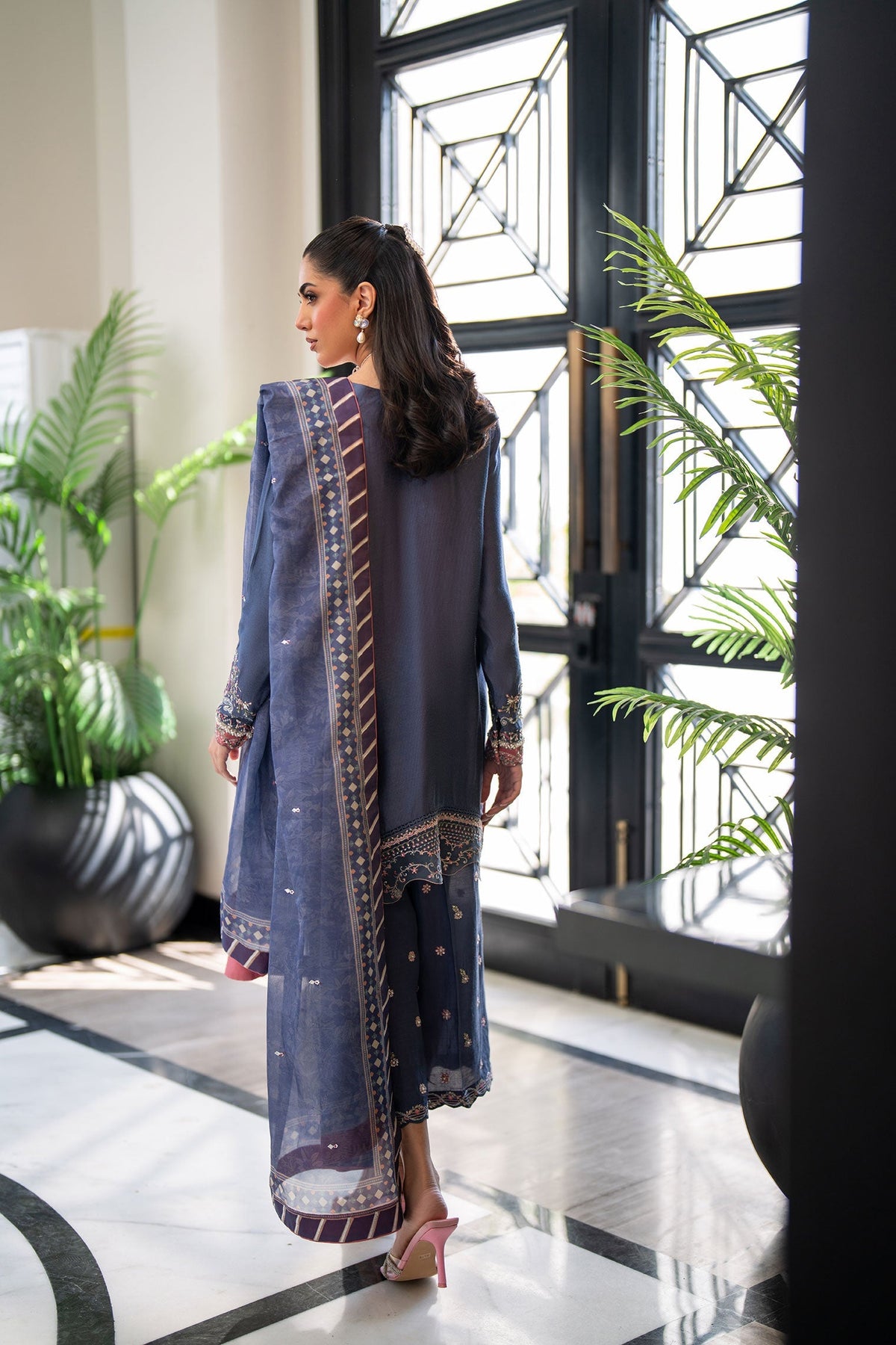 Dhanak | SS 25 Luxury Pret | SS25DL-0312 -  Dhanak Ladies Clothes - Original Designer Dress - House of Maryam