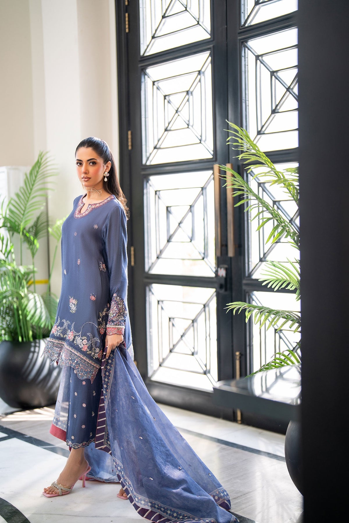 Dhanak | SS 25 Luxury Pret | SS25DL-0312 -  Dhanak Ladies Clothes - Original Designer Dress - House of Maryam