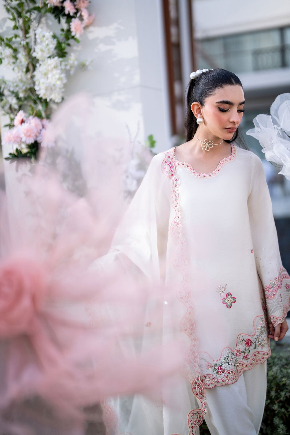 Dhanak | SS 25 Luxury Pret | SS25DL-0317 -  Dhanak Ladies Clothes - Original Designer Dress - House of Maryam