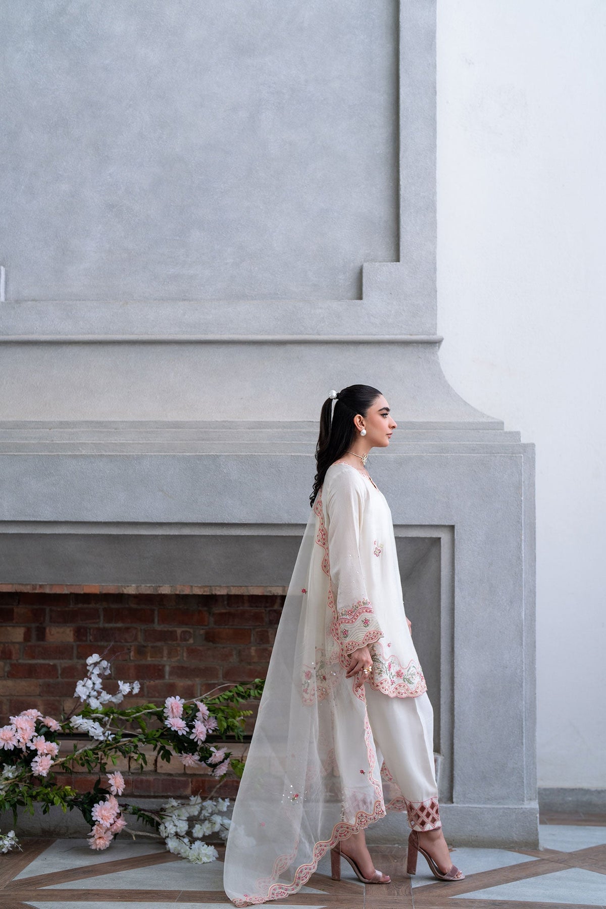 Dhanak | SS 25 Luxury Pret | SS25DL-0317 -  Dhanak Ladies Clothes - Original Designer Dress - House of Maryam