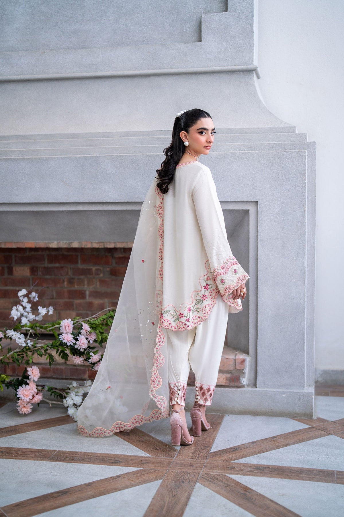 Dhanak | SS 25 Luxury Pret | SS25DL-0317 -  Dhanak Ladies Clothes - Original Designer Dress - House of Maryam