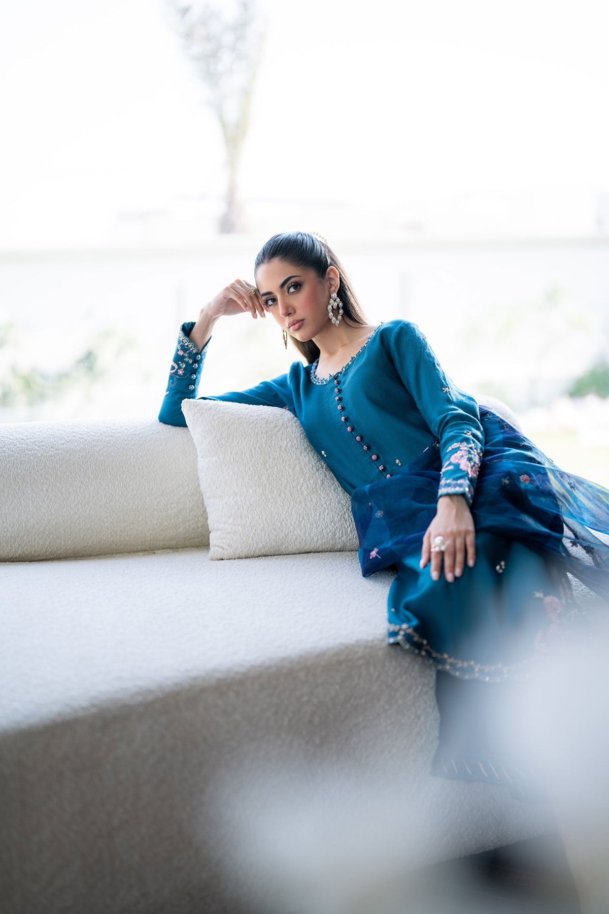 Dhanak | SS 25 Luxury Pret | SS25DL-0315 -  Dhanak Ladies Clothes - Original Designer Dress - House of Maryam