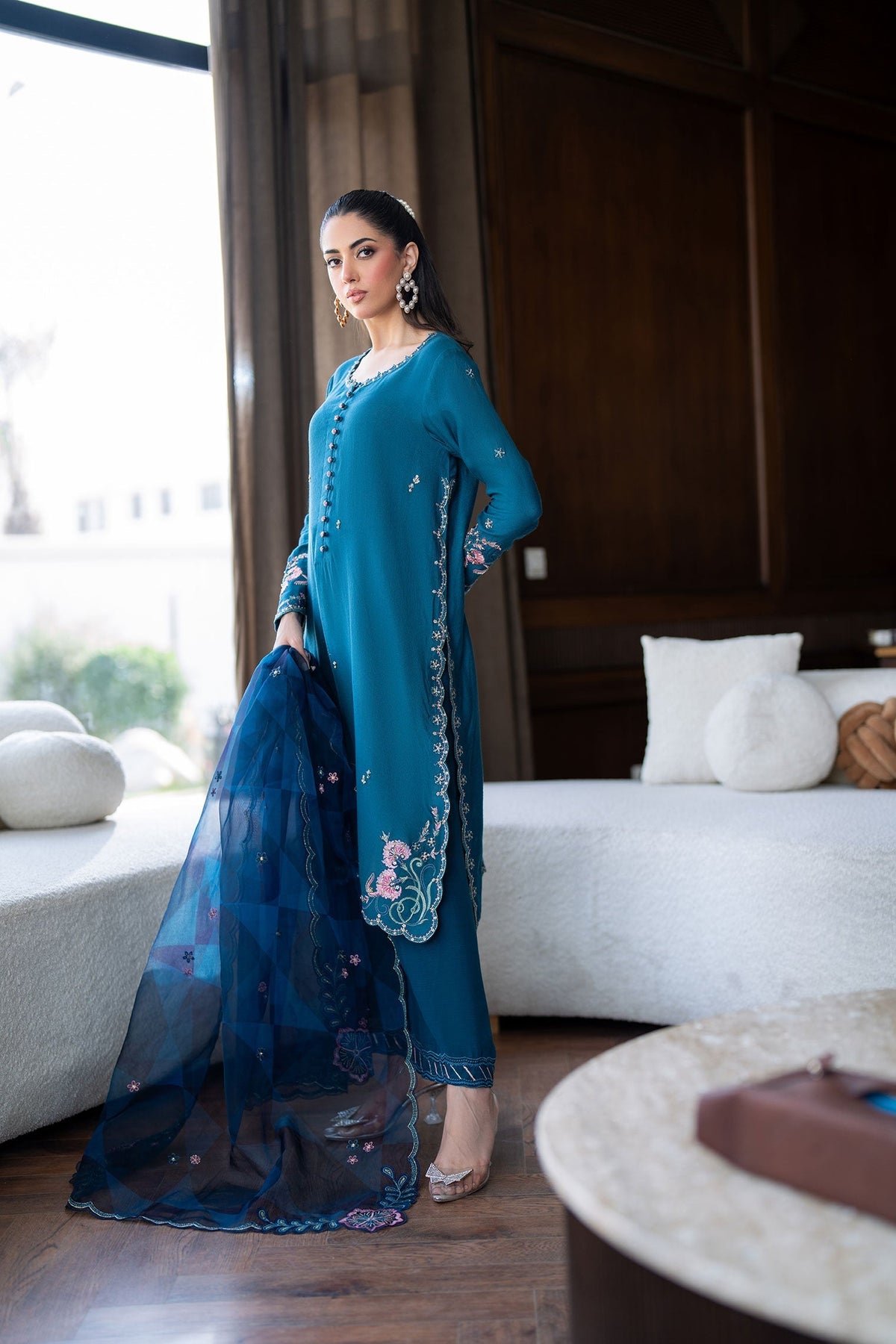 Dhanak | SS 25 Luxury Pret | SS25DL-0315 -  Dhanak Ladies Clothes - Original Designer Dress - House of Maryam