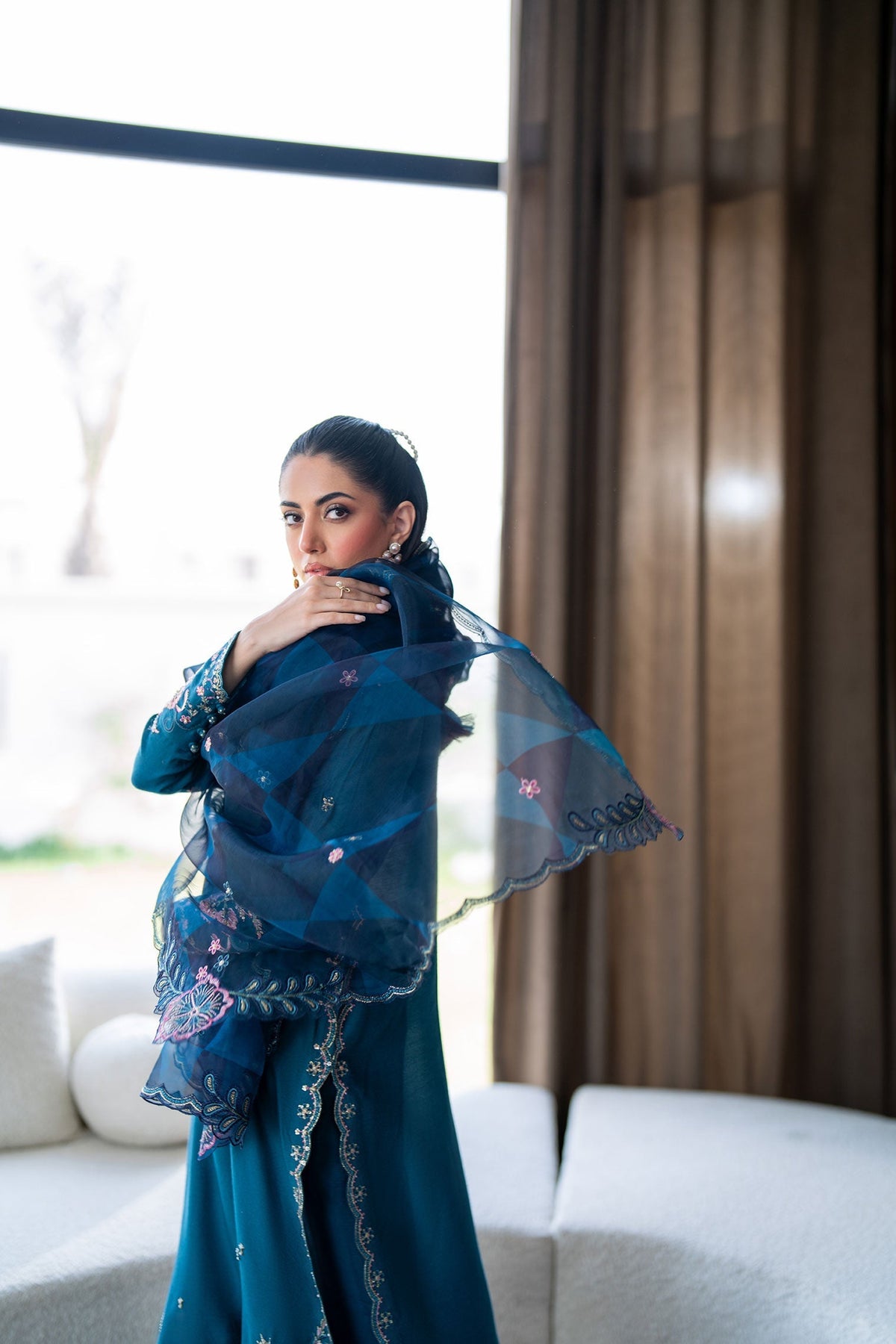 Dhanak | SS 25 Luxury Pret | SS25DL-0315 -  Dhanak Ladies Clothes - Original Designer Dress - House of Maryam