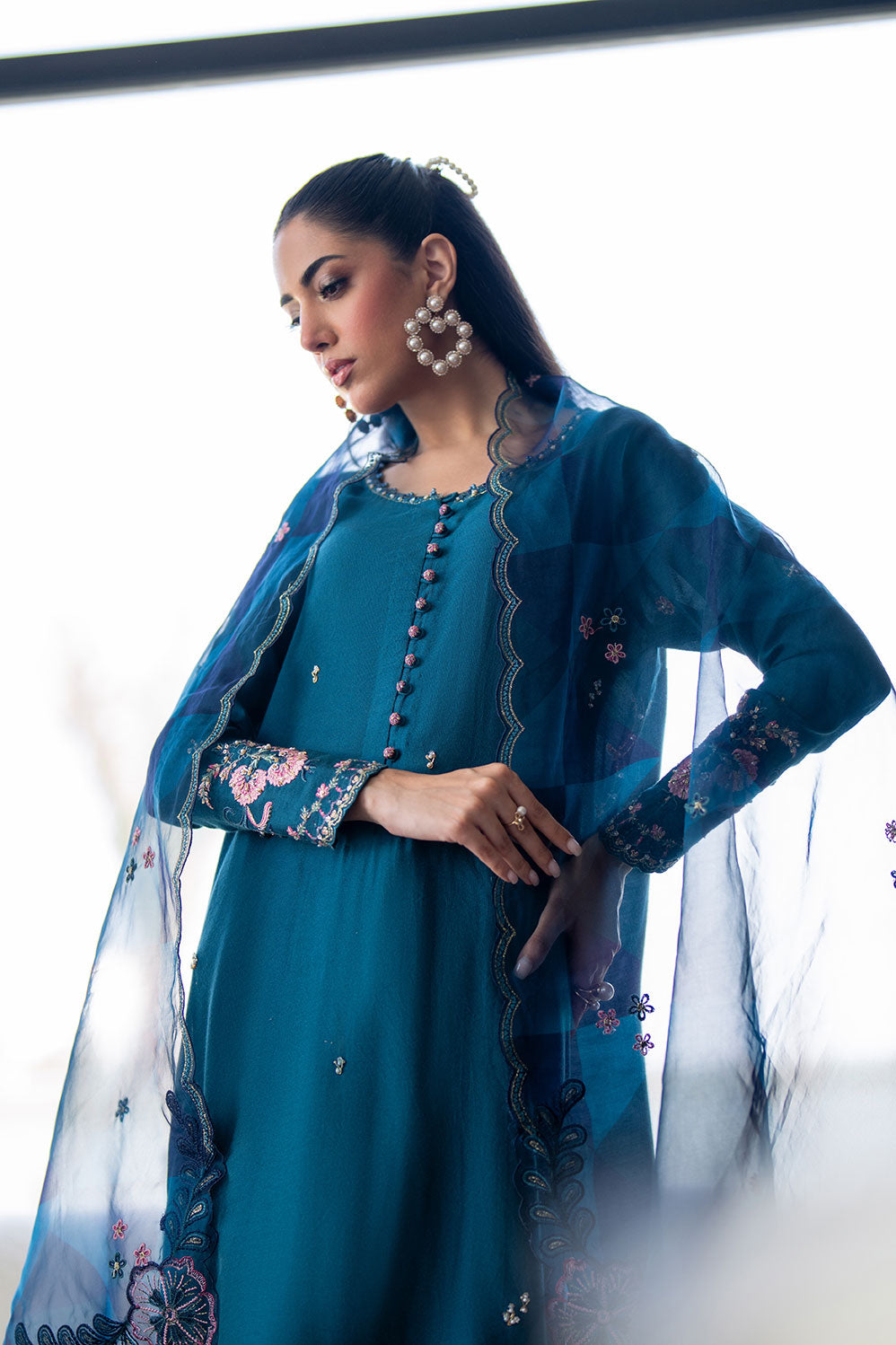 Dhanak | SS 25 Luxury Pret | SS25DL-0315 -  Dhanak Ladies Clothes - Original Designer Dress - House of Maryam