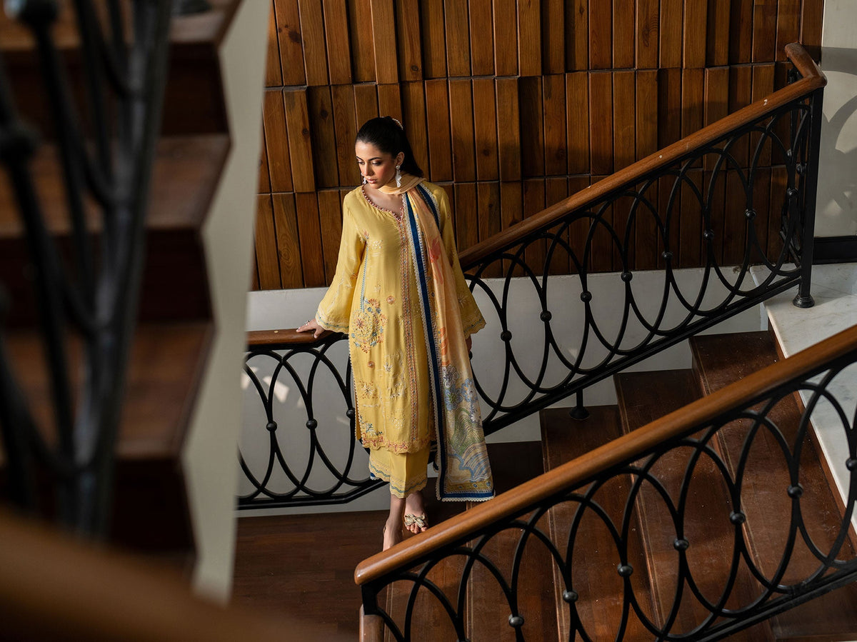 Dhanak | SS 25 Luxury Pret | SS25DL-0316 -  Dhanak Ladies Clothes - Original Designer Dress - House of Maryam
