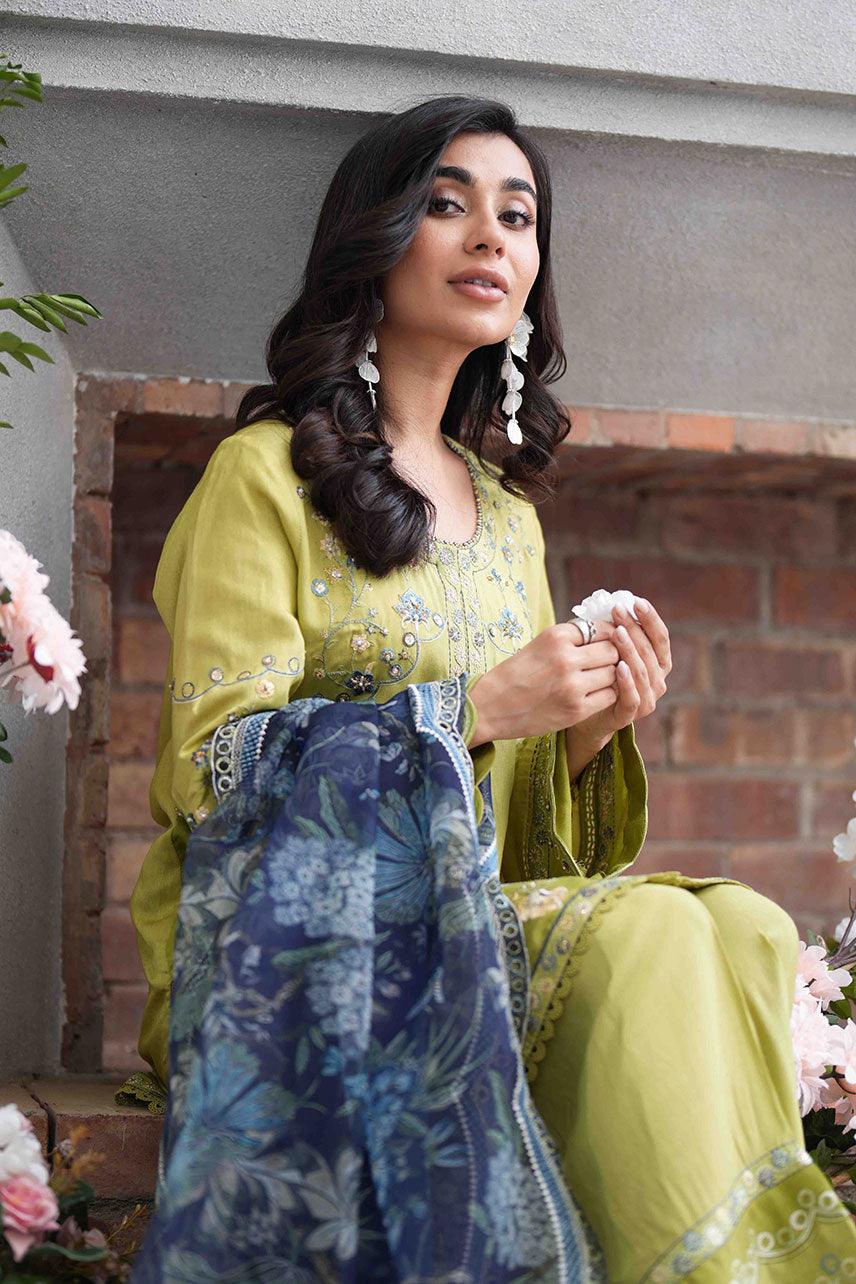 Dhanak | SS 25 Luxury Pret | SS25DL-0318 -  Dhanak Ladies Clothes - Original Designer Dress - House of Maryam