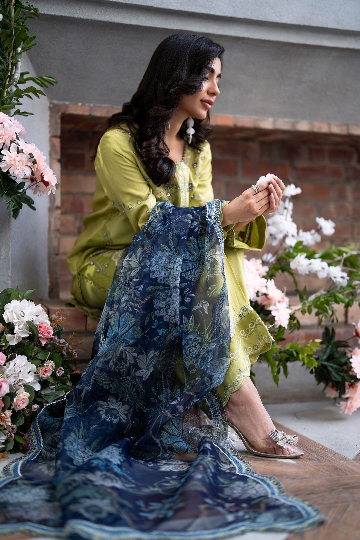 Dhanak | SS 25 Luxury Pret | SS25DL-0318 -  Dhanak Ladies Clothes - Original Designer Dress - House of Maryam