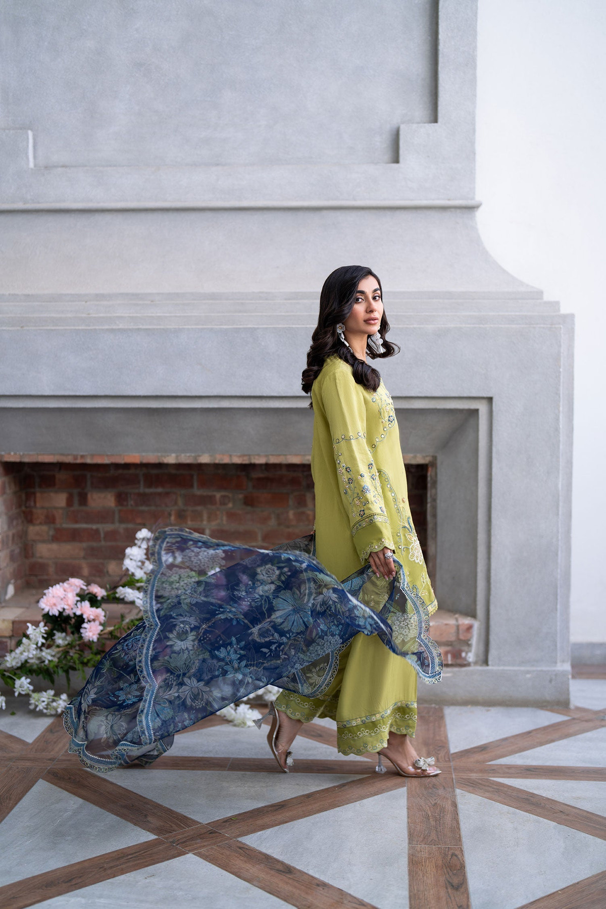 Dhanak | SS 25 Luxury Pret | SS25DL-0318 -  Dhanak Ladies Clothes - Original Designer Dress - House of Maryam