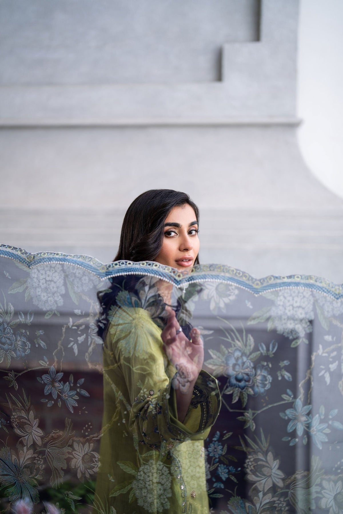 Dhanak | SS 25 Luxury Pret | SS25DL-0318 -  Dhanak Ladies Clothes - Original Designer Dress - House of Maryam