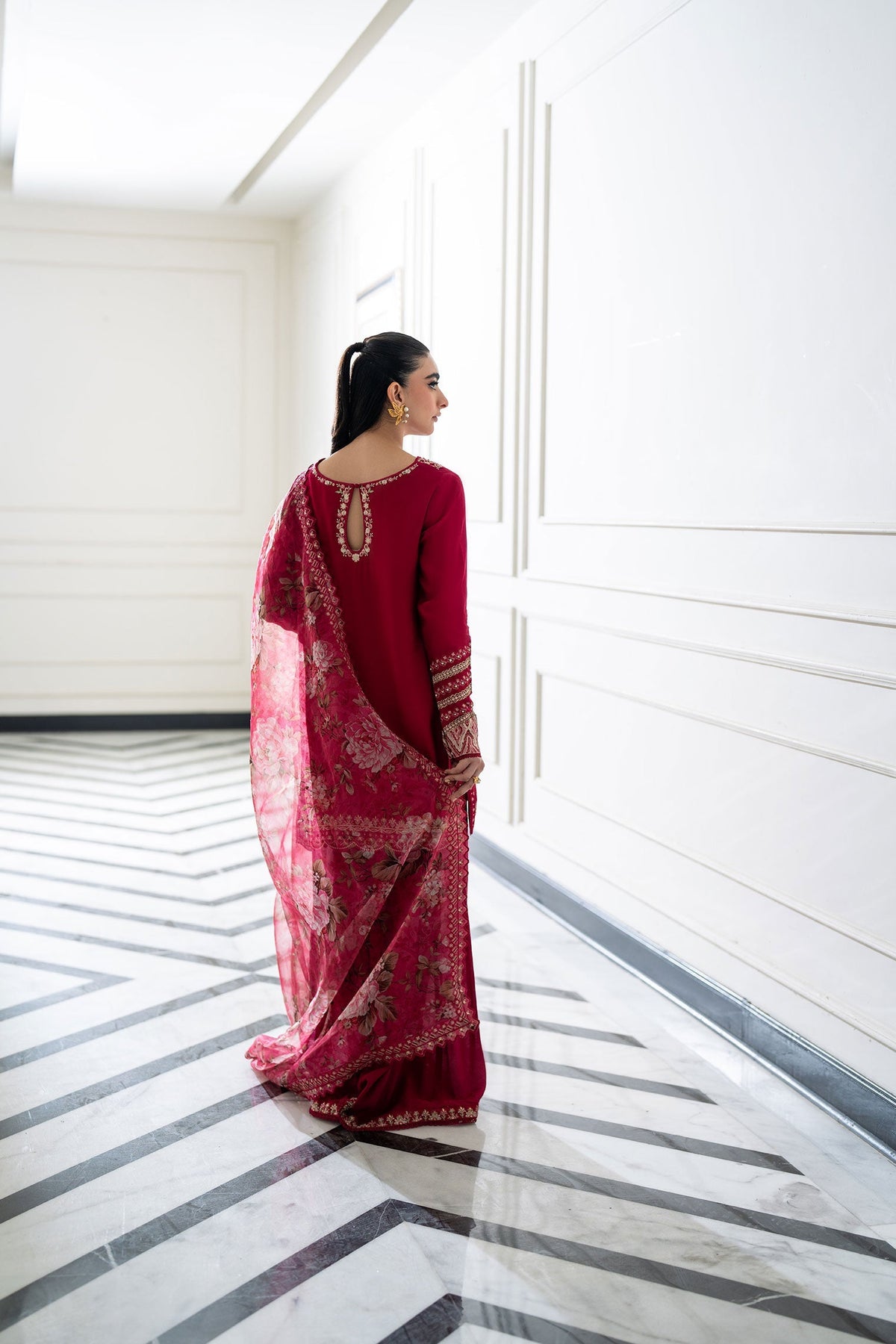 Dhanak | SS 25 Luxury Pret | SS25DL-0319 -  Dhanak Ladies Clothes - Original Designer Dress - House of Maryam