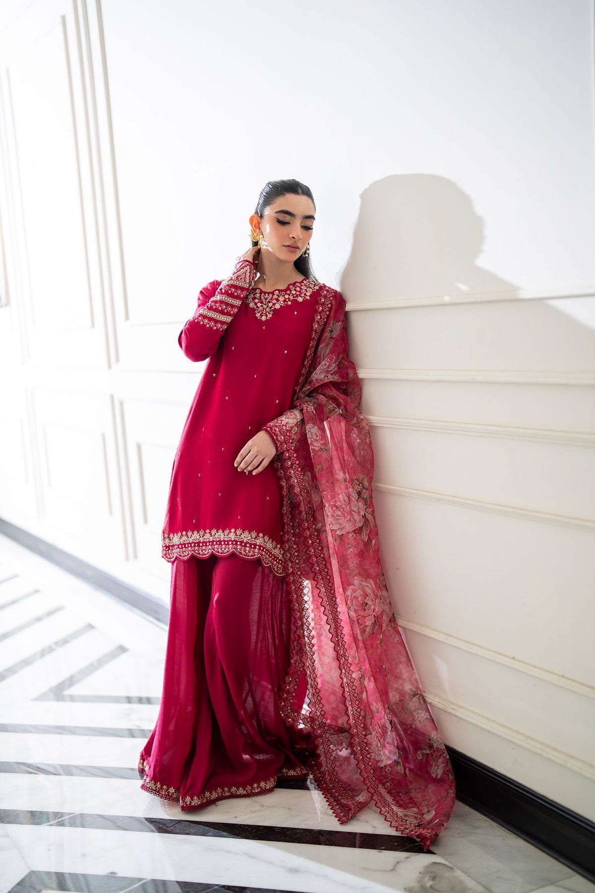 Dhanak | SS 25 Luxury Pret | SS25DL-0319 -  Dhanak Ladies Clothes - Original Designer Dress - House of Maryam