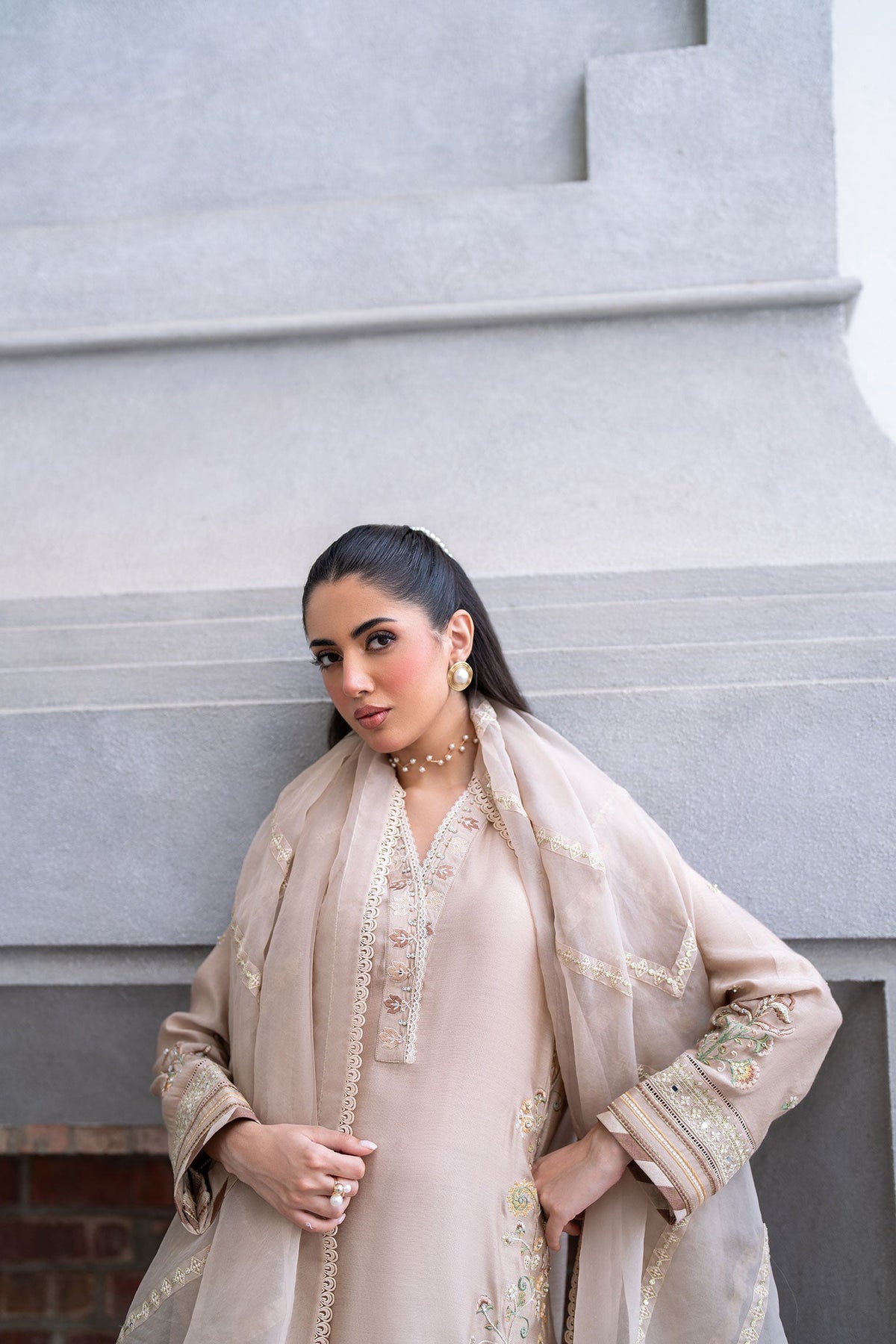 Dhanak | SS 25 Luxury Pret | SS25DL-0322 -  Dhanak Ladies Clothes - Original Designer Dress - House of Maryam
