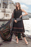 Maria B | Linen 23 | Black DL-1101 by Designer Maria B - House of Maryam - Pakistani Designer Ethnic Wear in {{ shop.shopifyCountryName }}