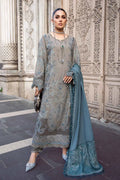 Maria B | Linen 23 | Grey DL-1104 by Designer Maria B - House of Maryam - Pakistani Designer Ethnic Wear in {{ shop.shopifyCountryName }}