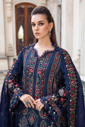 Maria B | Linen 23 | Navy Blue DL-1109 by Designer Maria B - House of Maryam - Pakistani Designer Ethnic Wear in {{ shop.shopifyCountryName }}