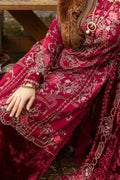 Maria B | Linen 23 | Deep Pink DL-1112 by Designer Maria B - House of Maryam - Pakistani Designer Ethnic Wear in {{ shop.shopifyCountryName }}