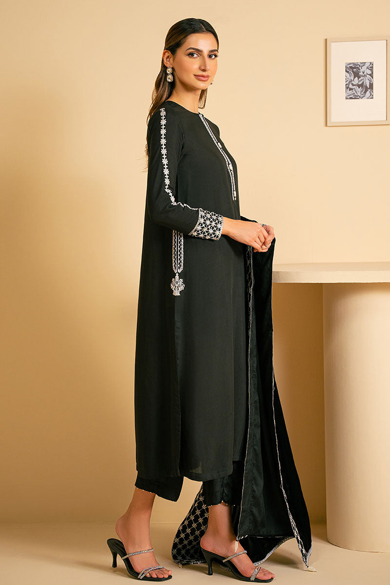 Cross Stitch | Exclusive Pret | Midnight Mirage-2PC (Shirt & Dupatta), image 5