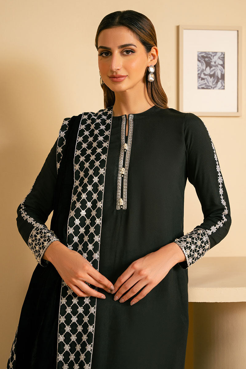 Cross Stitch | Exclusive Pret | Midnight Mirage-2PC (Shirt & Dupatta)