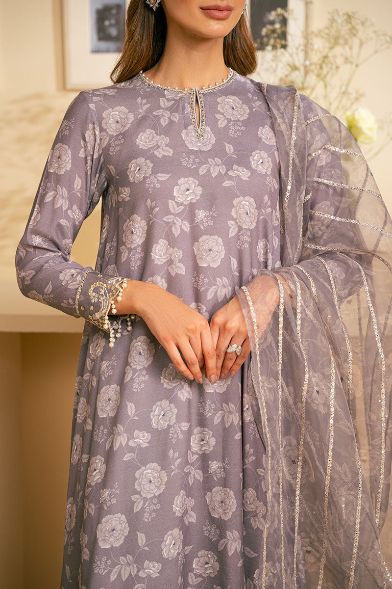 Cross Stitch | Exclusive Pret | Steel Breeze-2 PC (Shirt & Dupatta)-2