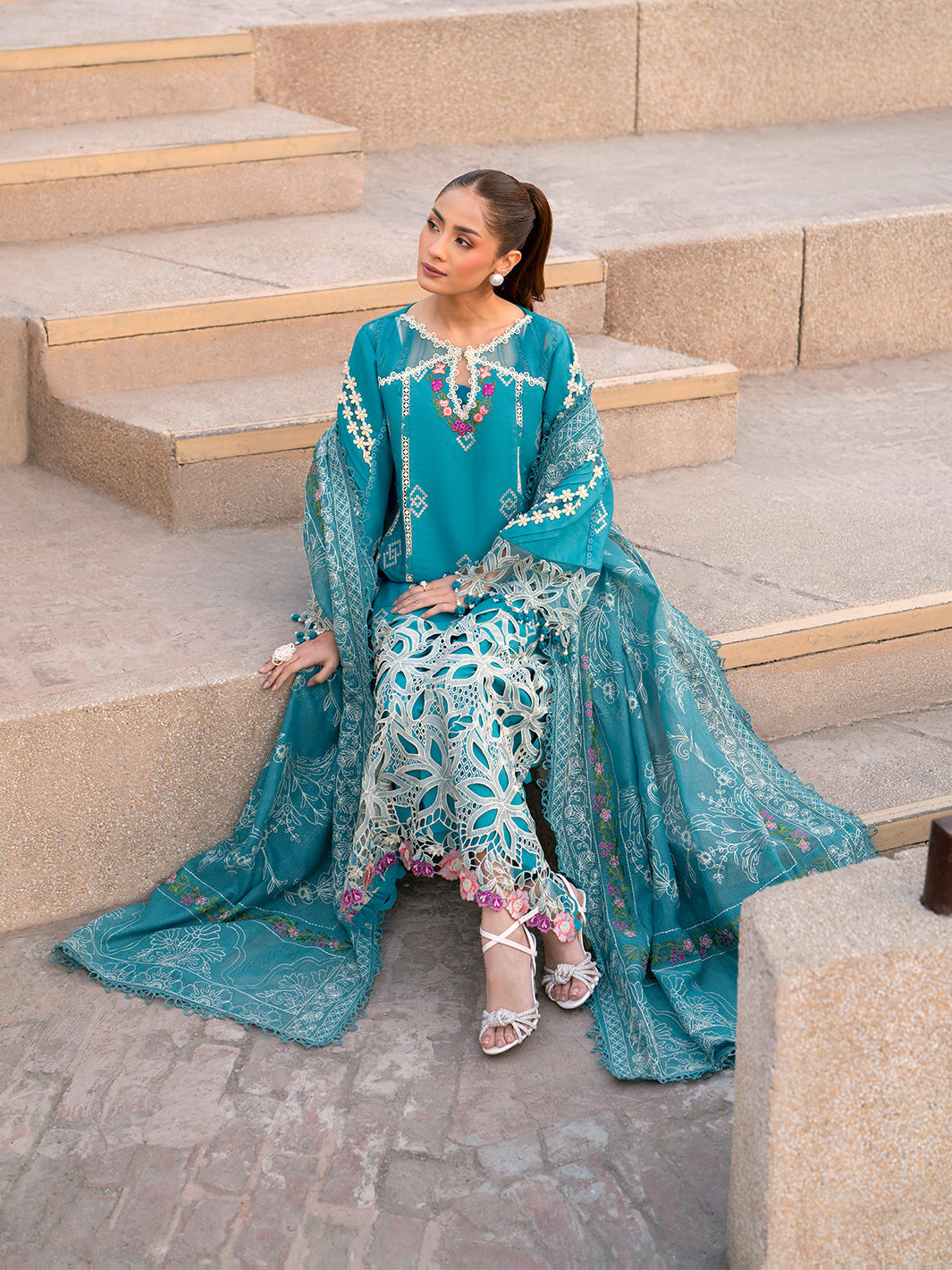 Parishay | Dil e Raqsam Festive Eid Lawn | DR-03 -  Parishay Ladies Clothes - Original Designer Dress - House of Maryam
