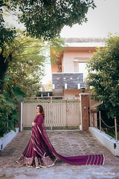 Hania & Umaimaz | Festive Collection | Jamni -Bs -  Hania & Umaima  - Original Designer Dress - House of Maryam