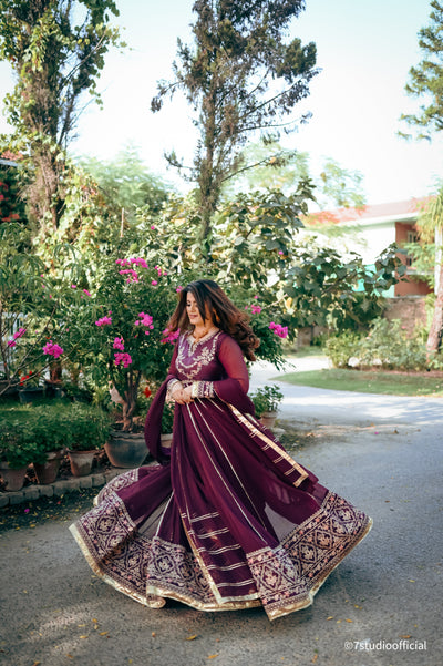 Hania & Umaimaz | Festive Collection | Jamni -Bs -  Hania & Umaima  - Original Designer Dress - House of Maryam