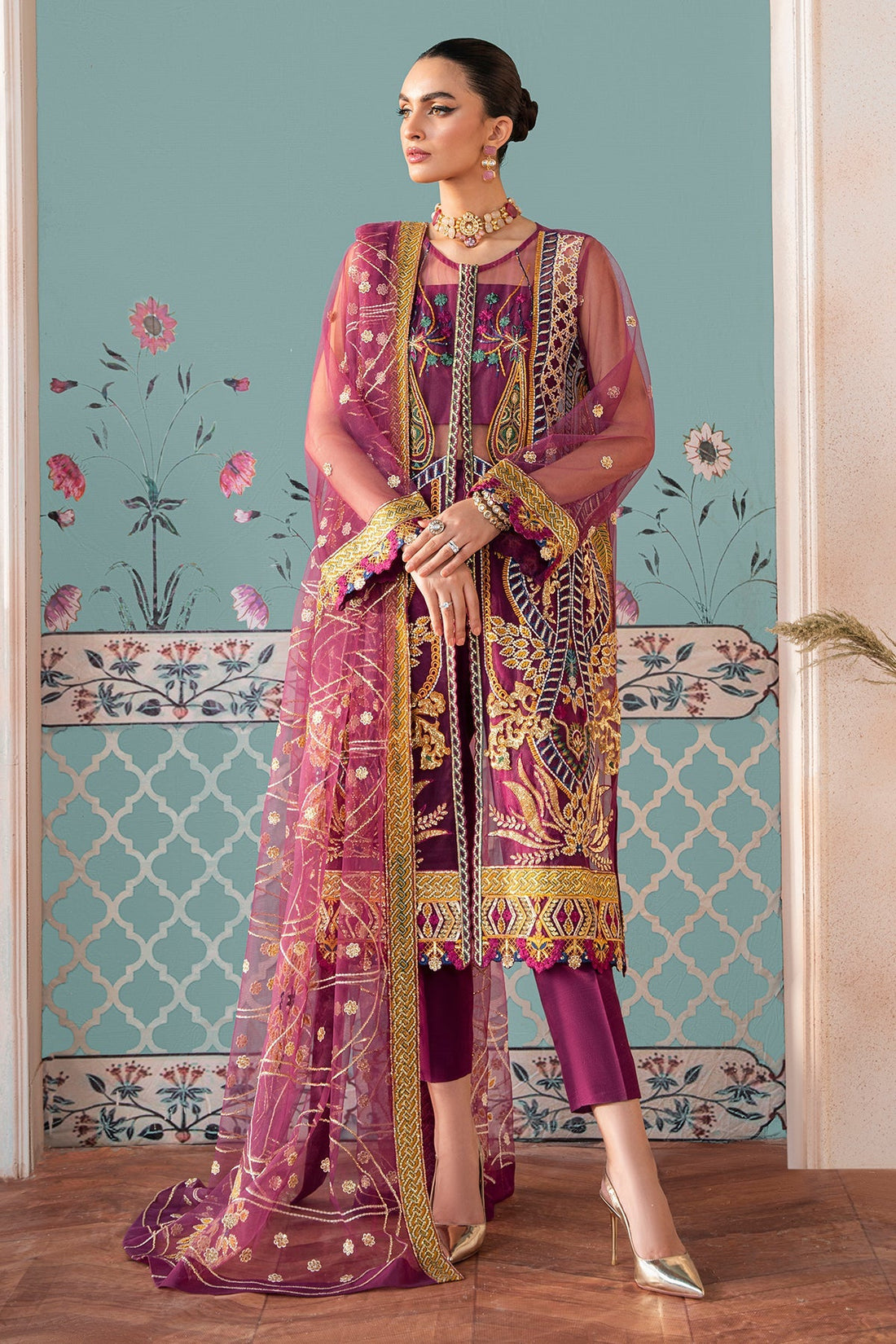 Inara | Aurelia Wedding Collection | Florence by Designer InaraClothing - House of Maryam - Pakistani Designer Ethnic Wear in {{ shop.shopifyCountryName }}