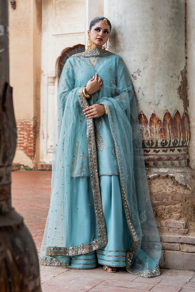 Charizma | Festive Pret | 3-PC Embroidered Raw Silk CMA-6-412