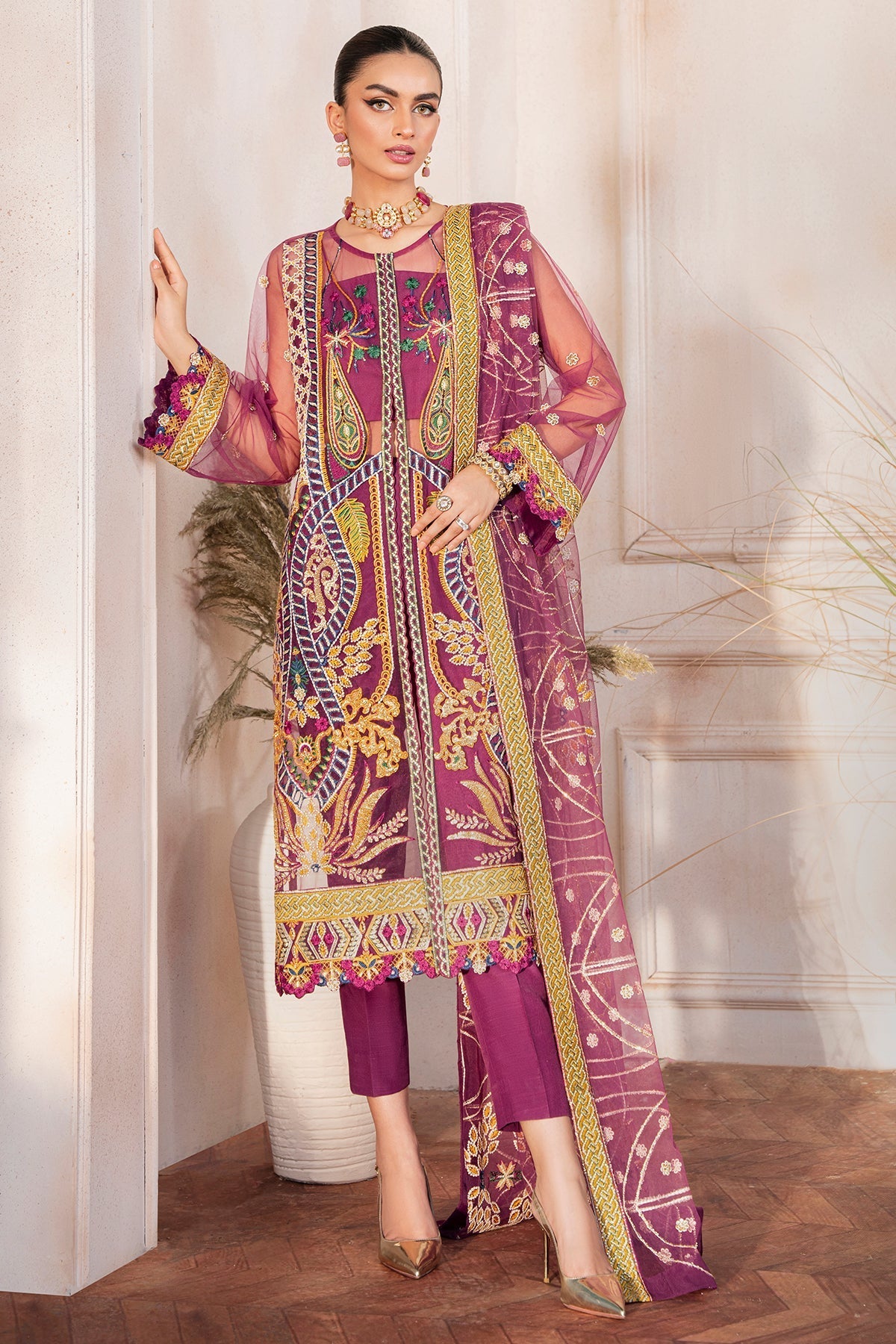 Inara | Aurelia Wedding Collection | Florence by Designer InaraClothing - House of Maryam - Pakistani Designer Ethnic Wear in {{ shop.shopifyCountryName }}