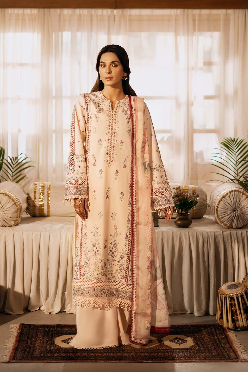 Zarposh | Sajni Lawn 25 | Gulbano -  Zarposh Ladies Clothes - Original Designer Dress - House of Maryam
