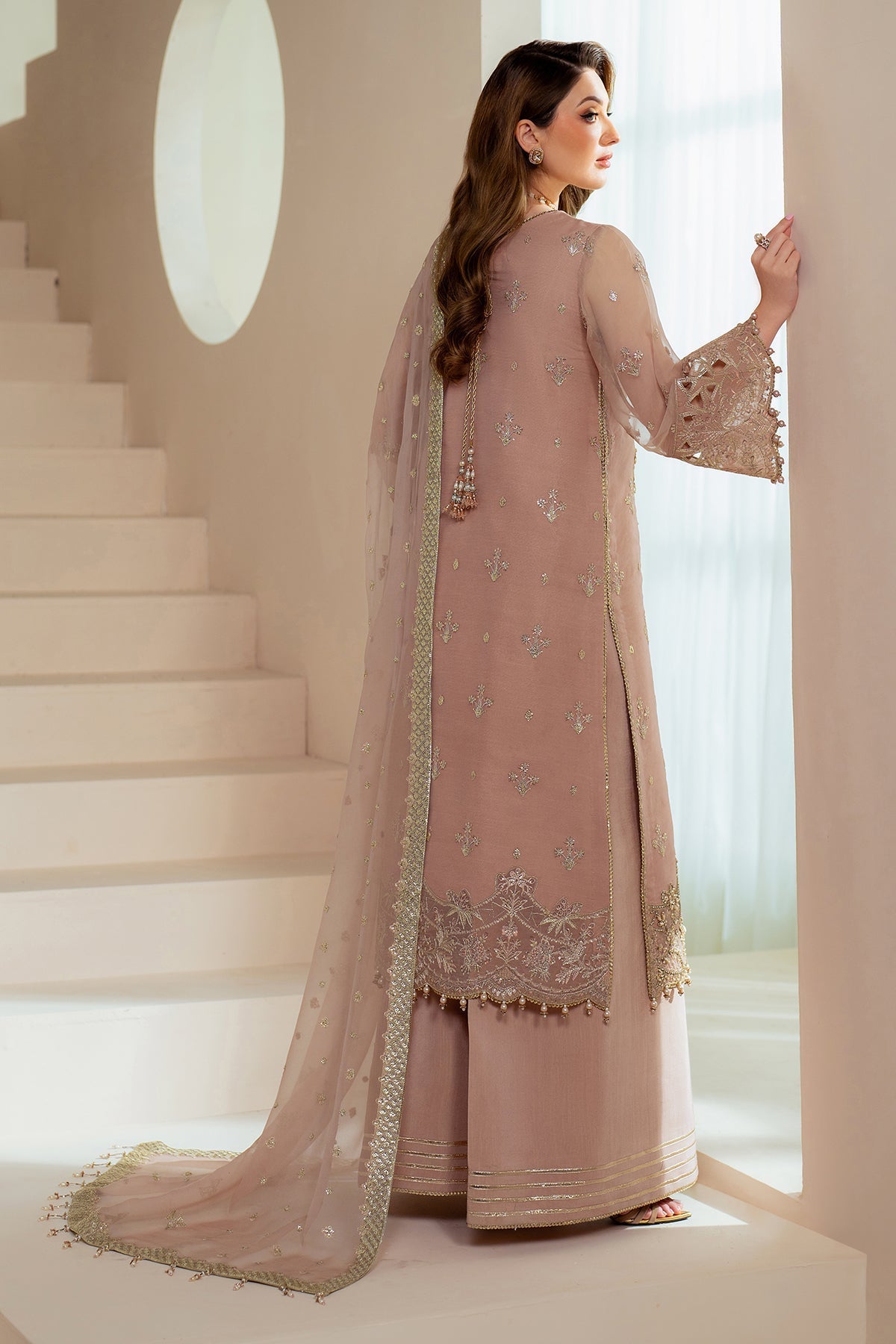 Alizeh | Aymal Chiffon | AF-BHM-4043-Jade -  Alizeh Ladies Clothes - Original Designer Dress - House of Maryam