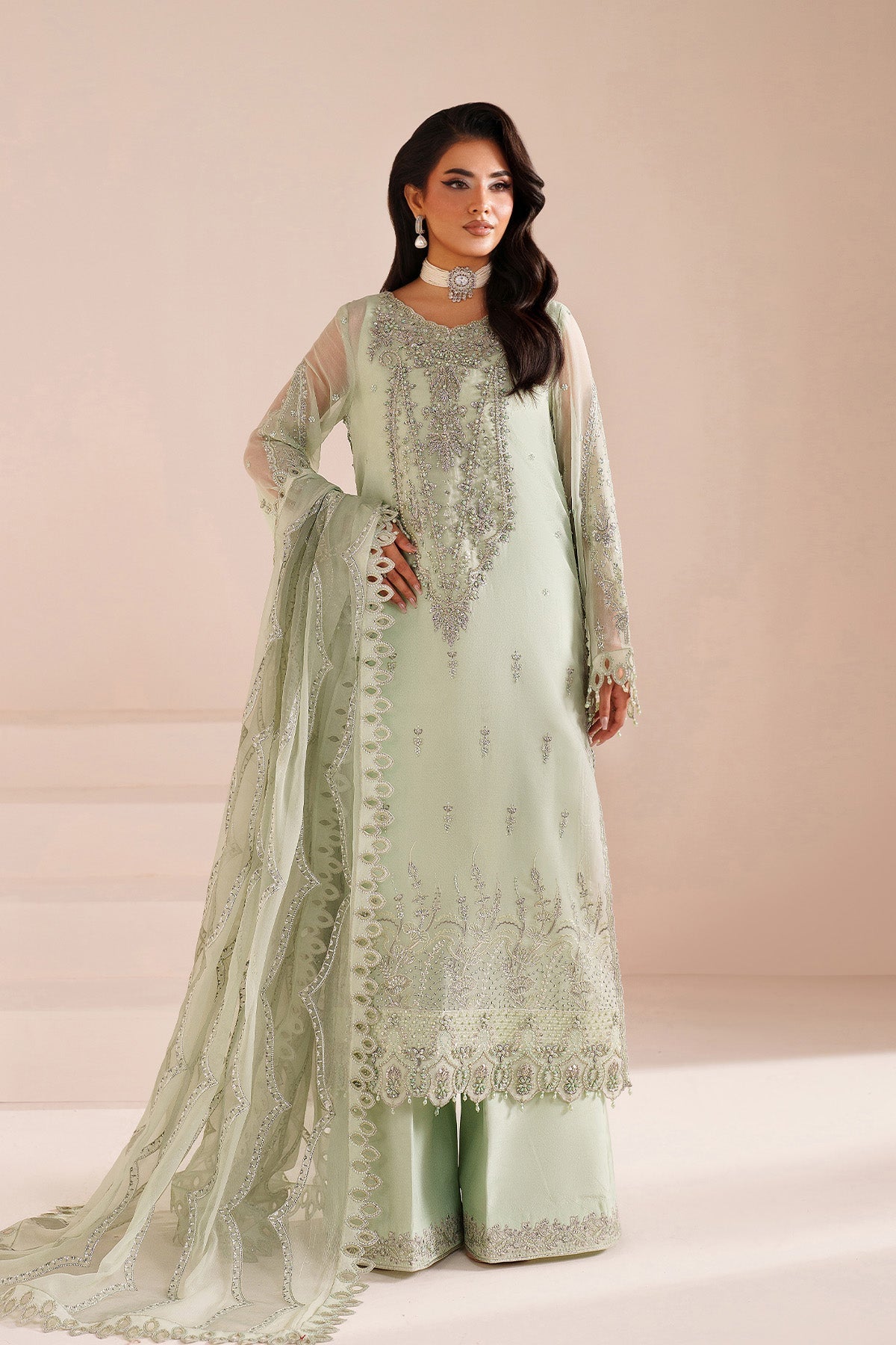 Alizeh | Aymal Handcrafted Luxury Formals | AF-BHM-4068-Zyah