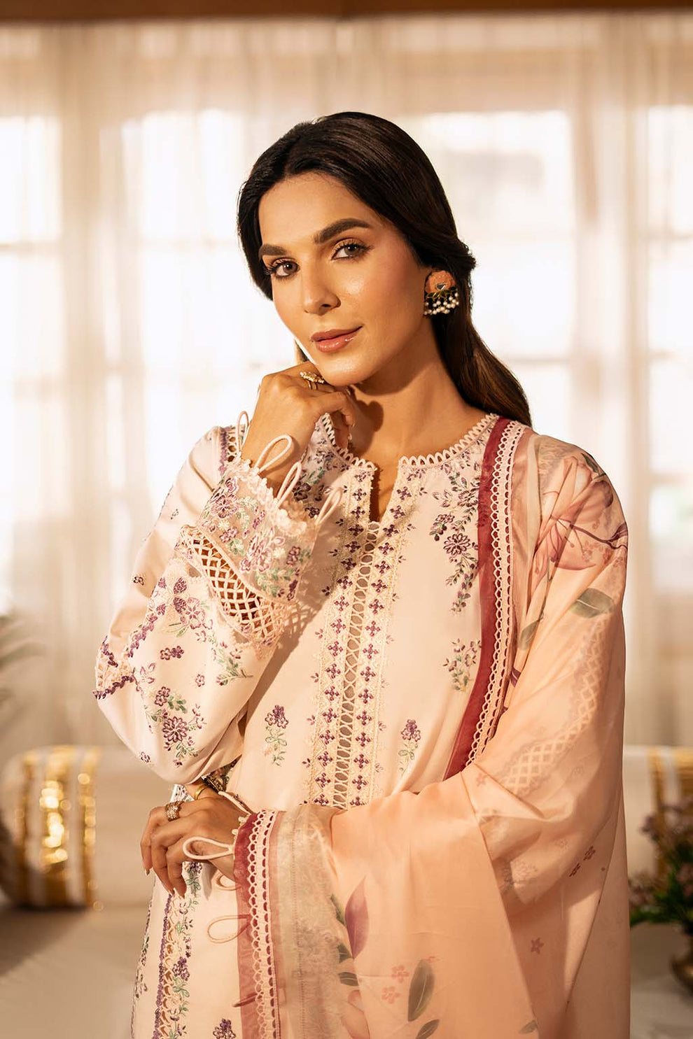 Zarposh | Sajni Lawn 25 | Gulbano -  Zarposh Ladies Clothes - Original Designer Dress - House of Maryam