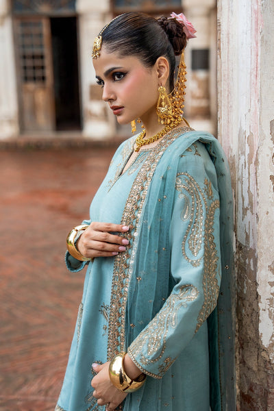 Charizma | Festive Pret | 3-PC Embroidered Raw Silk CMA-6-412