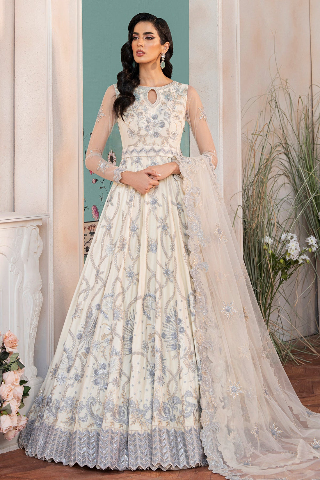 Inara | Aurelia Wedding Collection | Aqua by Designer InaraClothing - House of Maryam - Pakistani Designer Ethnic Wear in {{ shop.shopifyCountryName }}