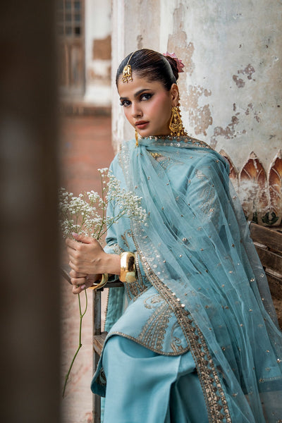 Charizma | Festive Pret | 3-PC Embroidered Raw Silk CMA-6-412