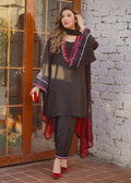 Fozia Khalid | Silk Spire | NOIR -  Fozia Khalid Ladies Clothes -  House of Maryam