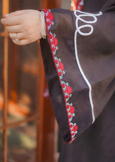Fozia Khalid | Silk Spire | NOIR -  Fozia Khalid Ladies Clothes - Original Designer Dress - House of Maryam