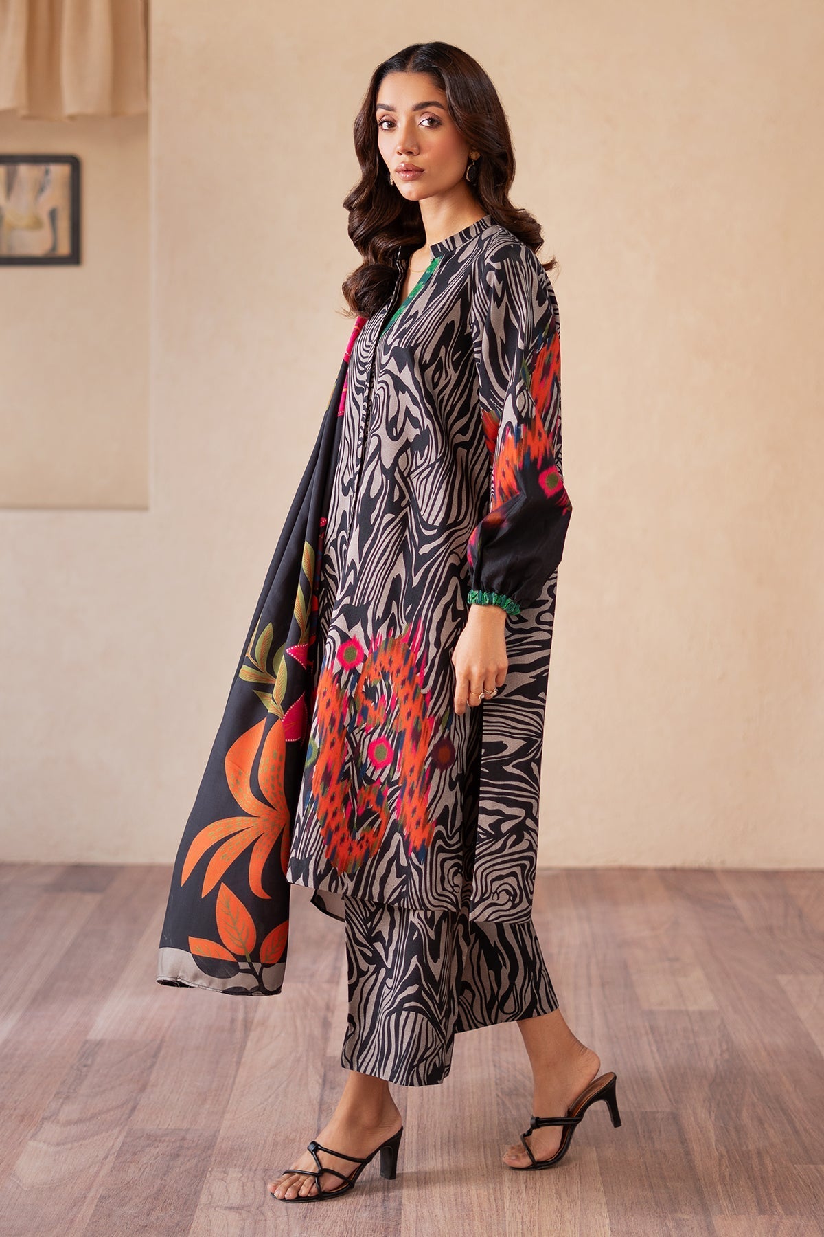 Charizma | Print Melody | CPM-4-S49A -  Charizma Ladies Clothes - Original Designer Dress - House of Maryam