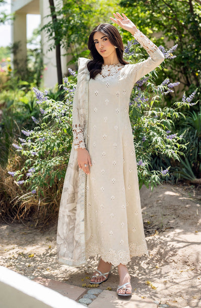 Zarif | Nura Textured Lawn 25 | ISARA -  Zarif Ladies Clothes - Original Designer Dress - House of Maryam