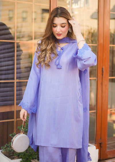Fozia Khalid | Silk Spire | LAGOON -  Fozia Khalid Ladies Clothes - Original Designer Dress - House of Maryam