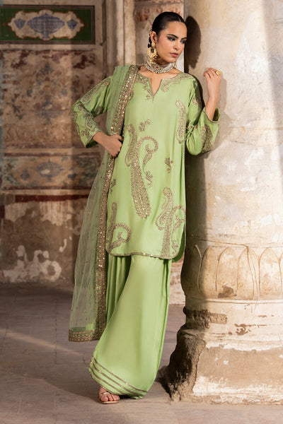 Charizma | Festive Pret | 3-PC Embroidered Raw Silk CMA-6-413