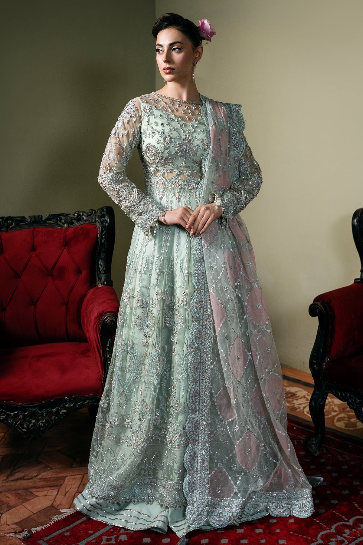 Mina Kashif | Kahani Formals | Zarpash -  Mina Kashif Ladies Clothes - Original Designer Dress - House of Maryam