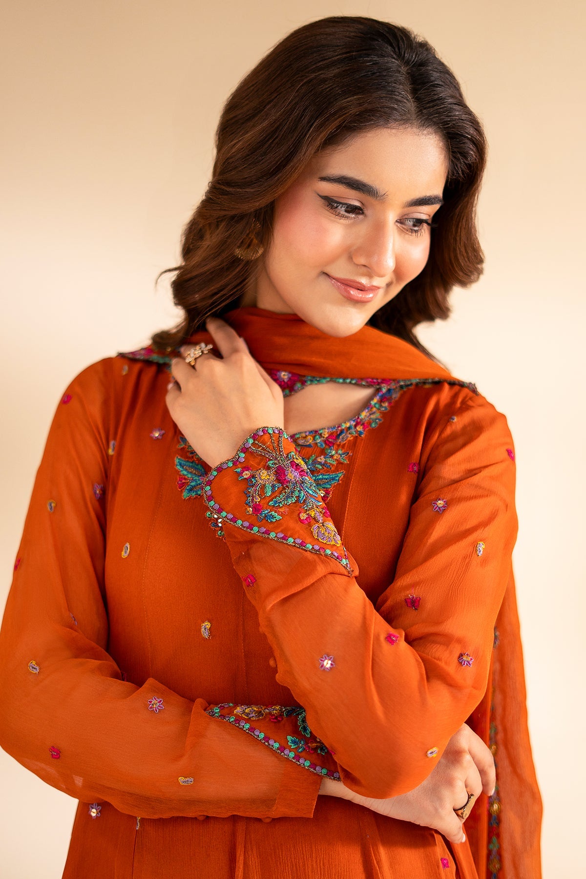 Charizma | Festive Pret | 3-PC Embroidered Chiffon CMA-6-319, image 2