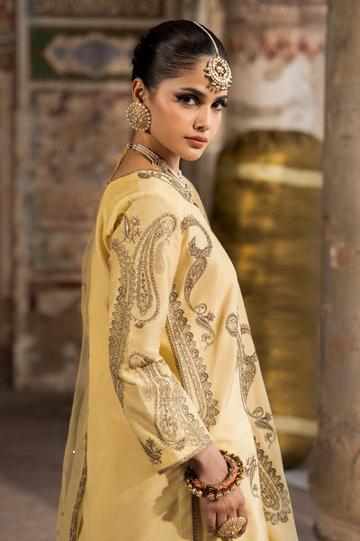 Charizma | Festive Pret | 3-PC Embroidered Raw Silk CMA-6-414