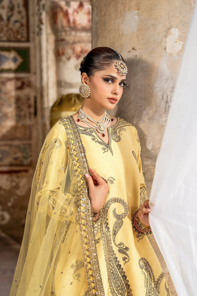 Charizma | Festive Pret | 3-PC Embroidered Raw Silk CMA-6-414