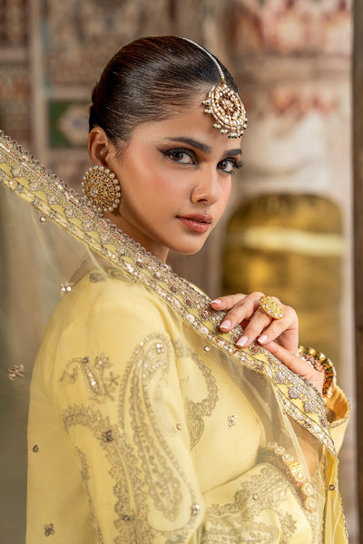 Charizma | Festive Pret | 3-PC Embroidered Raw Silk CMA-6-414