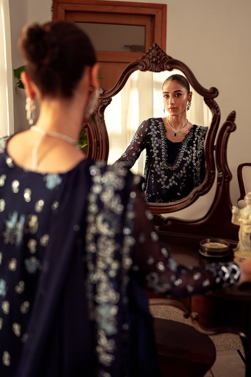 Neeshay | Dastaan Luxury Chiffon | Neelam