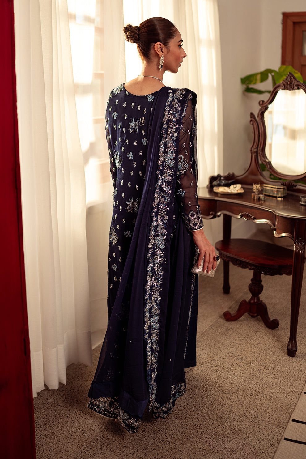 Neeshay | Dastaan Luxury Chiffon | Neelam -  Neeshay Formal - Original Designer Dress - House of Maryam